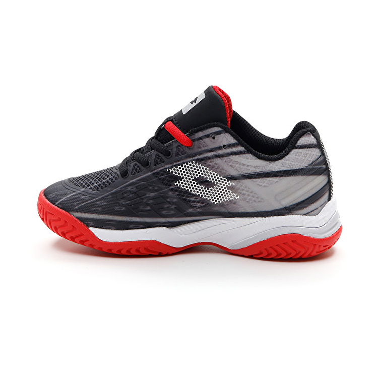 Lotto Mirage 300 Alr Jr Tennis Shoes Black / White / Red | QBLCJHPO