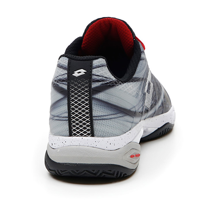 Lotto Mirage 300 Cly Tennis Shoes Black / White / Red | 8AADYKNE