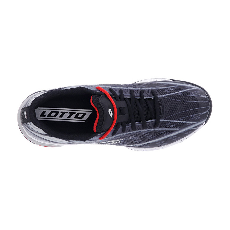 Lotto Mirage 300 Cly Tennis Shoes Black / White / Red | 8AADYKNE