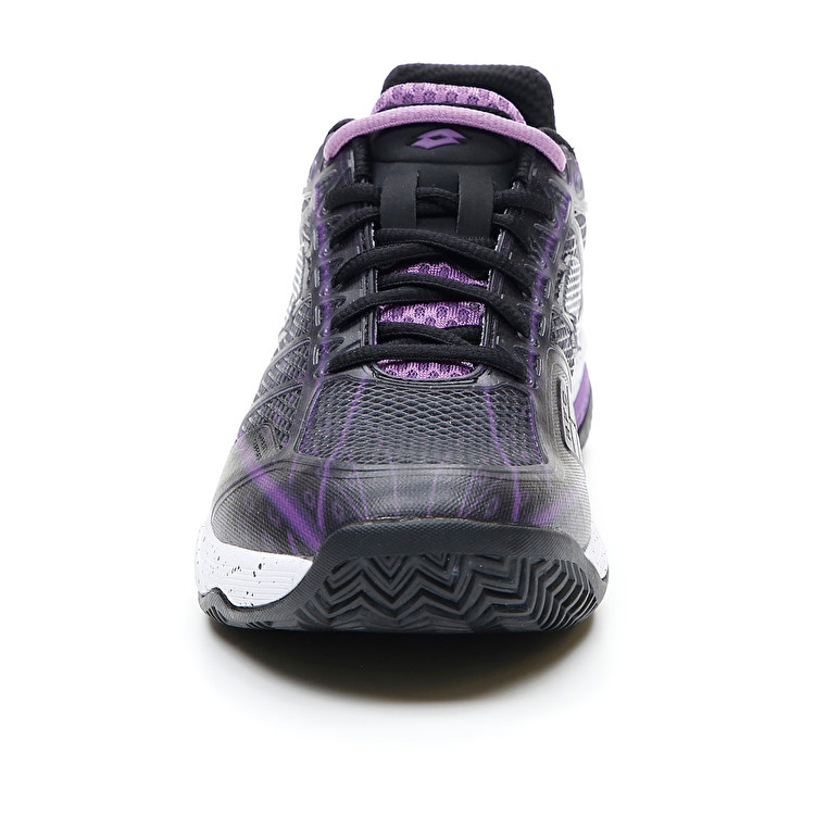 Lotto Mirage 300 Cly Tennis Shoes Black / Purple | HHTBF6IN