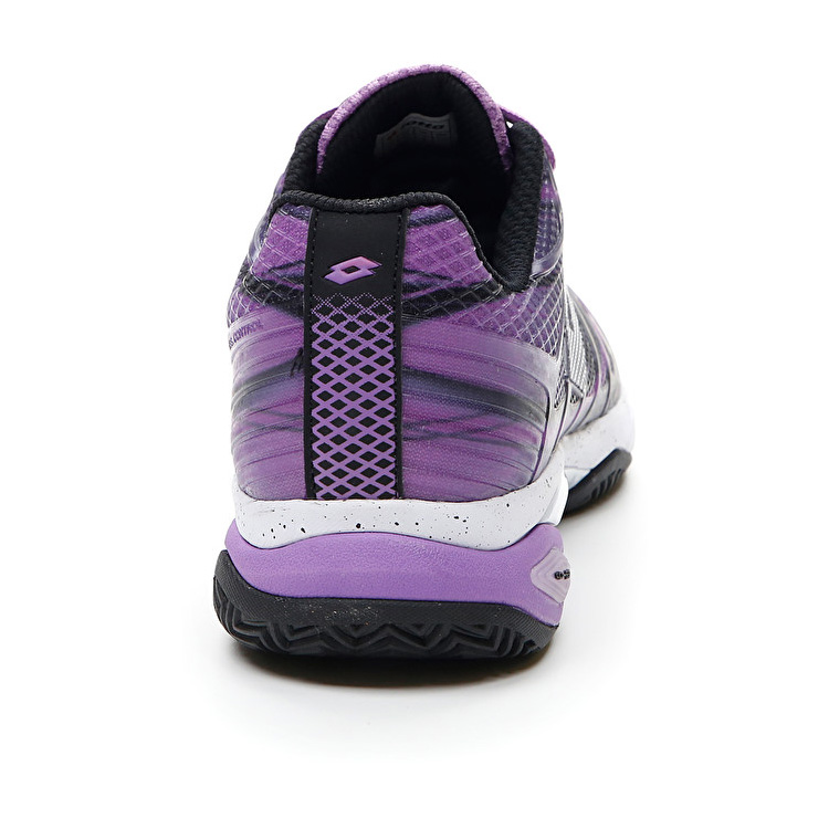 Lotto Mirage 300 Cly Tennis Shoes Black / Purple | HHTBF6IN