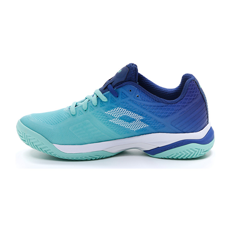 Lotto Mirage 300 Ii Cly W Tennis Shoes Green / White / Blue | D6CFTZ9R