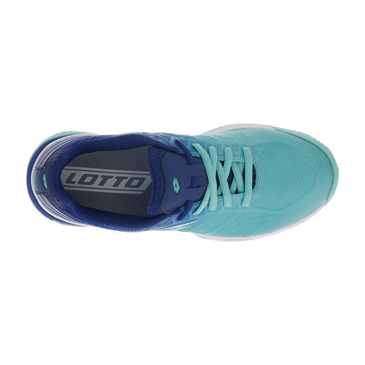 Lotto Mirage 300 Ii Cly W Tennis Shoes Green / White / Blue | D6CFTZ9R