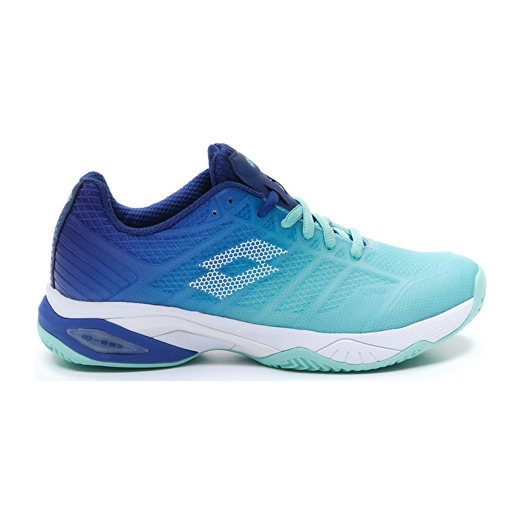 Lotto Mirage 300 Ii Cly W Tennis Shoes Green / White / Blue | D6CFTZ9R