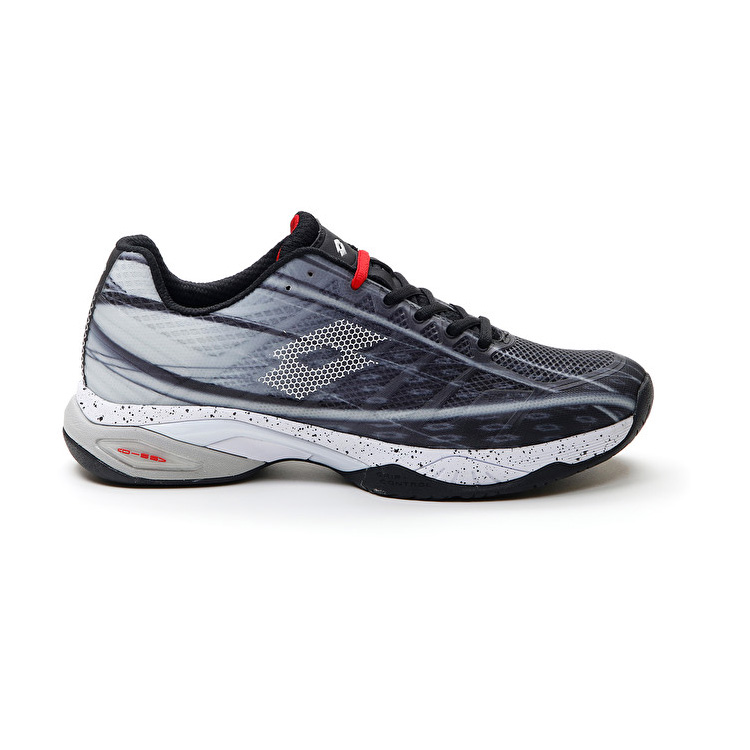 Lotto Mirage 300 Spd Tennis Shoes Black / White / Red | TI9CPVOX