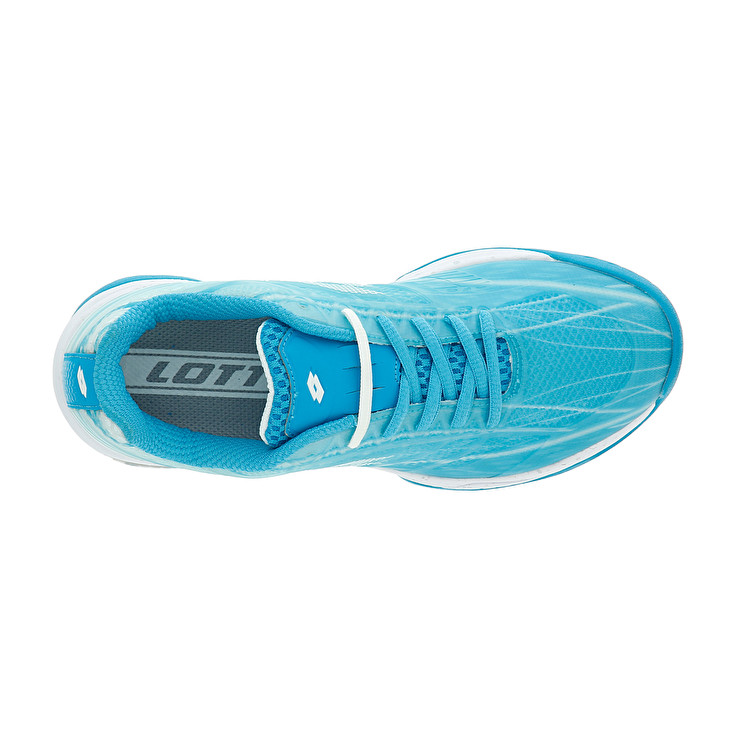 Lotto Mirage 300 Spd W Tennis Shoes Blue / White / Silver | WGXIXF0T