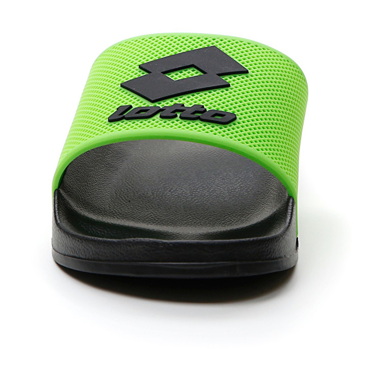 Lotto Moku Slide Slippers Black / Green | EVU3CBZ4