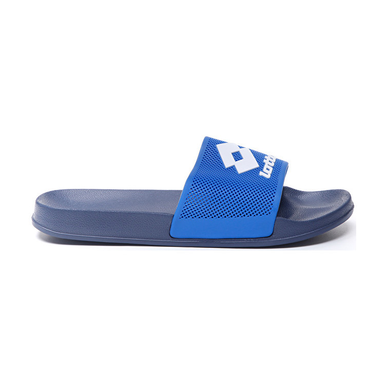 Lotto Moku Slide Slippers Blue / White | SU9NXLIP