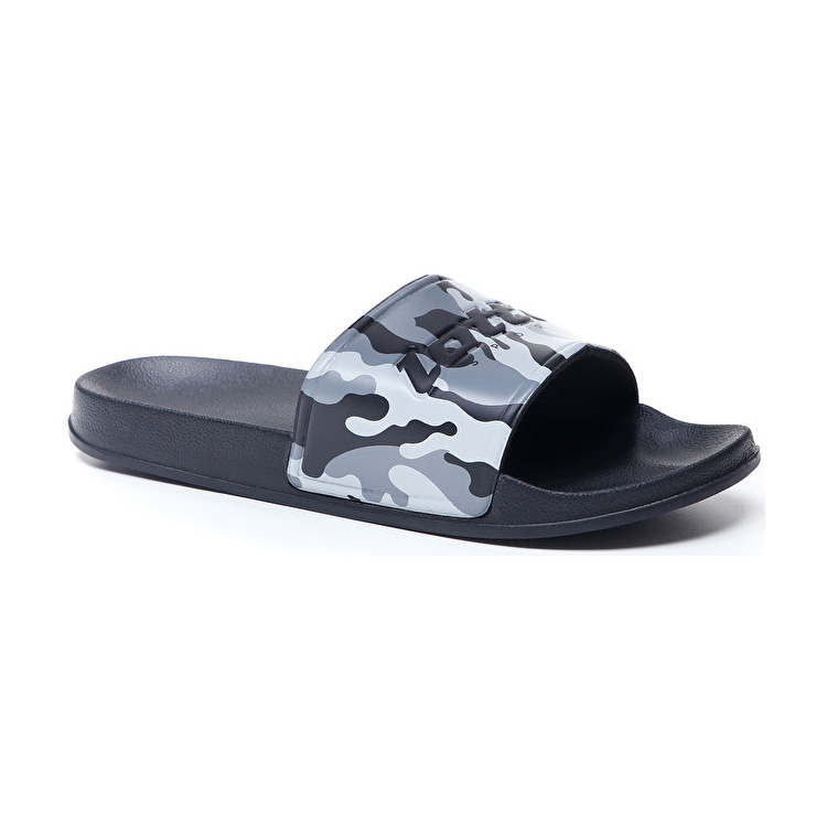 Lotto Oceania Camo Slide Slippers Black / White | MCRGHWME