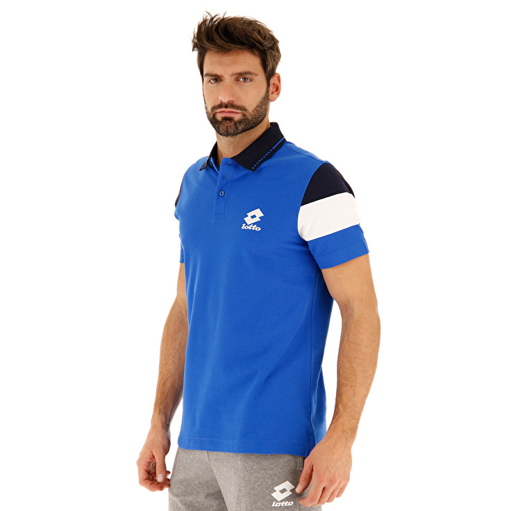 Lotto Praja Pq Polo Shirts Blue | PZDBAXRY