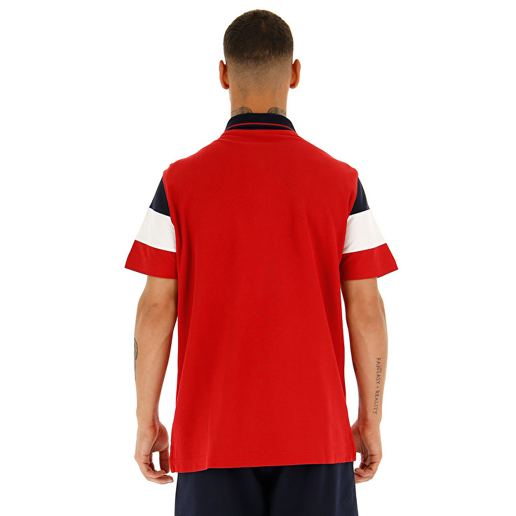 Lotto Praja Pq Polo Shirts Red | 6ZN9IRSD