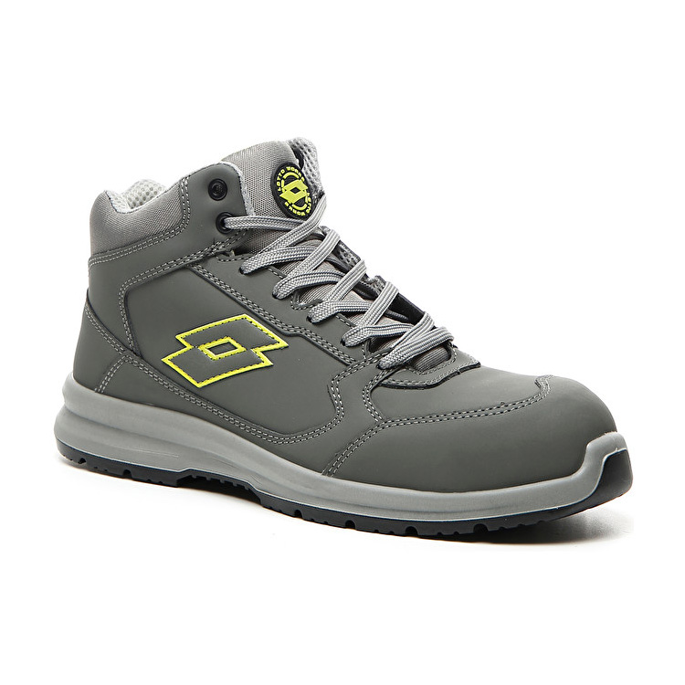 Lotto Race 200 Mid S3 An Safety Shoes Grey | 40RUCWQ1