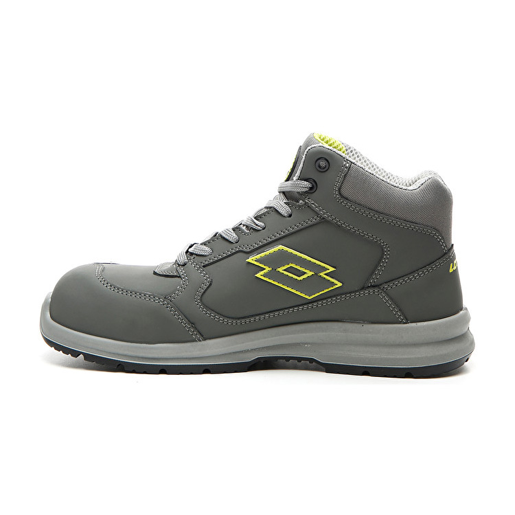 Lotto Race 200 Mid S3 An Safety Shoes Grey | 40RUCWQ1