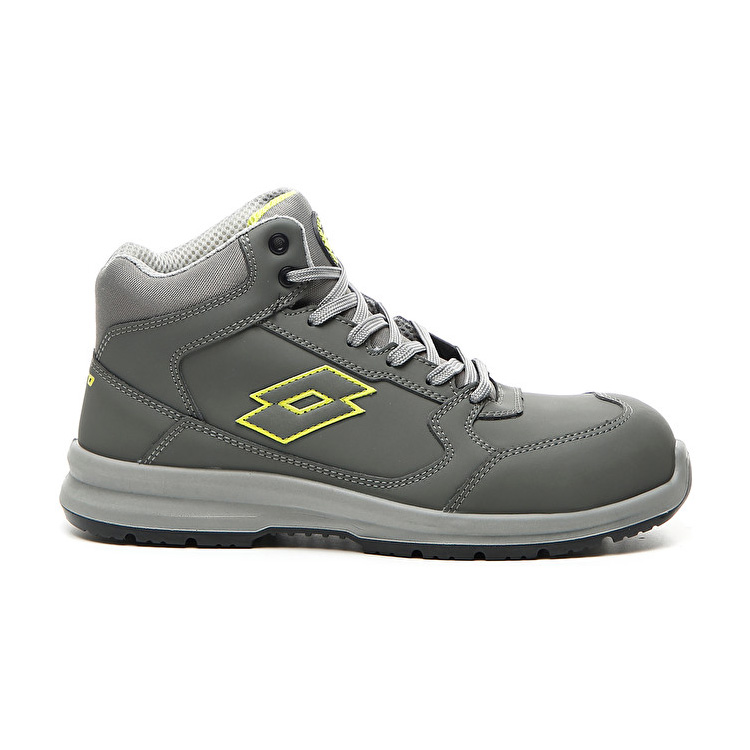 Lotto Race 200 Mid S3 An Safety Shoes Grey | 40RUCWQ1