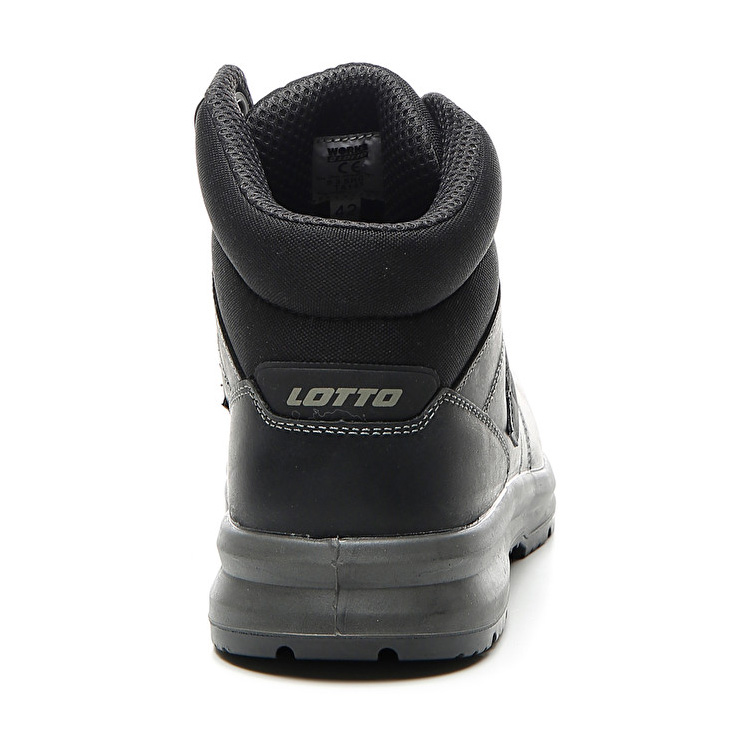 Lotto Race 400 Mid Esd S3 Ch Safety Shoes Black | WY8QXZ2I