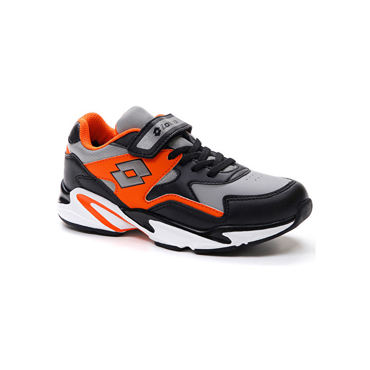 Lotto Rio Amf Cl Sl Sneakers Black / Grey / Orange | PK8XFKQJ