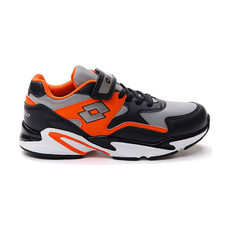 Lotto Rio Amf Cl Sl Sneakers Black / Grey / Orange | PK8XFKQJ