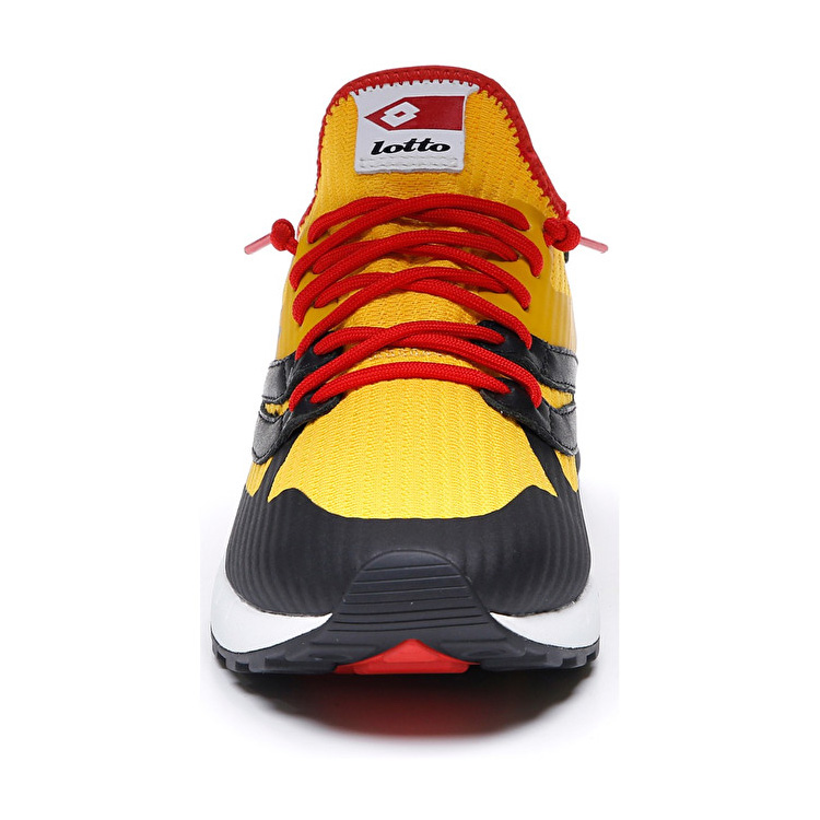 Lotto Run Light Sneakers Black / Red / Yellow | W8QLGMV9