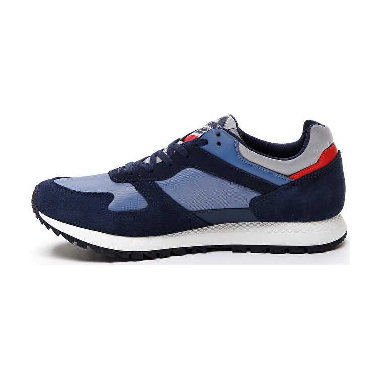 Lotto Runner Plus '95 Ii Ny Lifestyle Shoes Black / Blue | RJMDFZIC