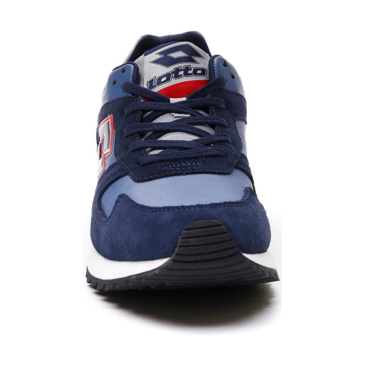 Lotto Runner Plus '95 Ii Ny Lifestyle Shoes Black / Blue | RJMDFZIC