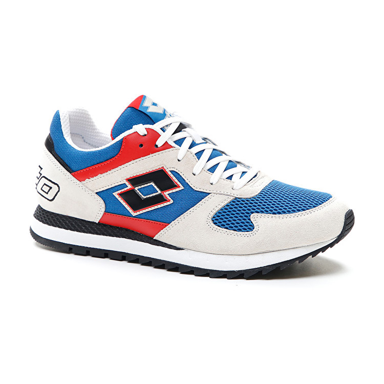 Lotto Runner Plus '95 Iii Sneakers Blue / Red / Grey | VEGC7LAB