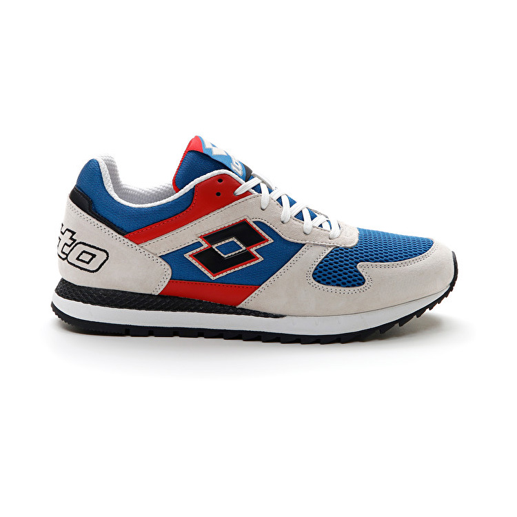 Lotto Runner Plus \'95 Iii Sneakers Blue / Red / Grey | VEGC7LAB