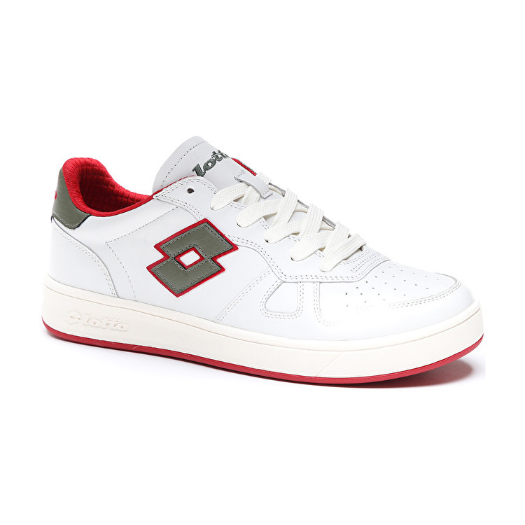 Lotto Signature Sneakers White / Red | EDNBK4O1