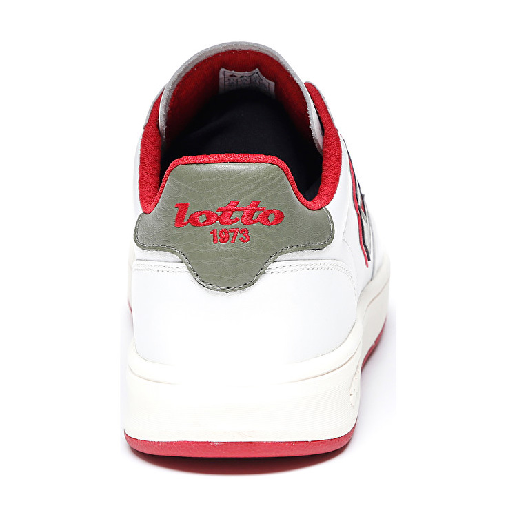 Lotto Signature Sneakers White / Red | EDNBK4O1