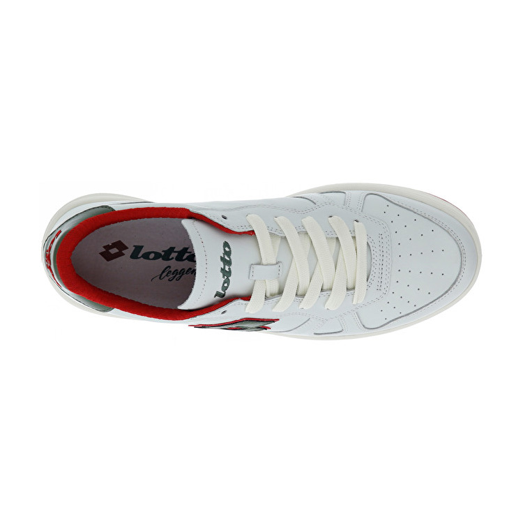 Lotto Signature Sneakers White / Red | EDNBK4O1