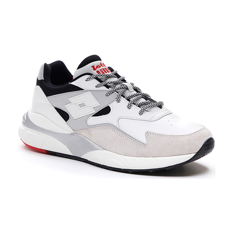 Lotto Sirius Lth Sneakers White / Grey / Black | DTCXEUBT