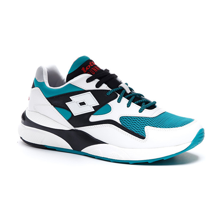 Lotto Sirius Sneakers White / Black / Blue | JTE6KYTI