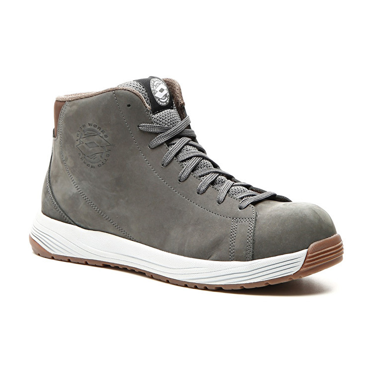 Lotto Skate Mid S3 Src Safety Shoes Grey | NPXK67YA