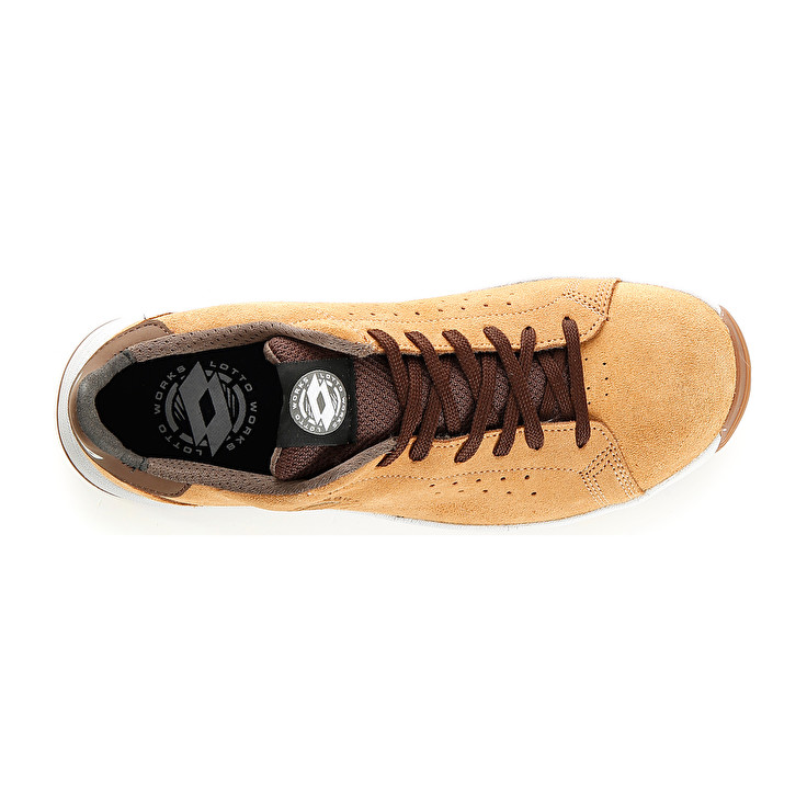 Lotto Skate S1p Src Safety Shoes Brown | XWLAQJDR