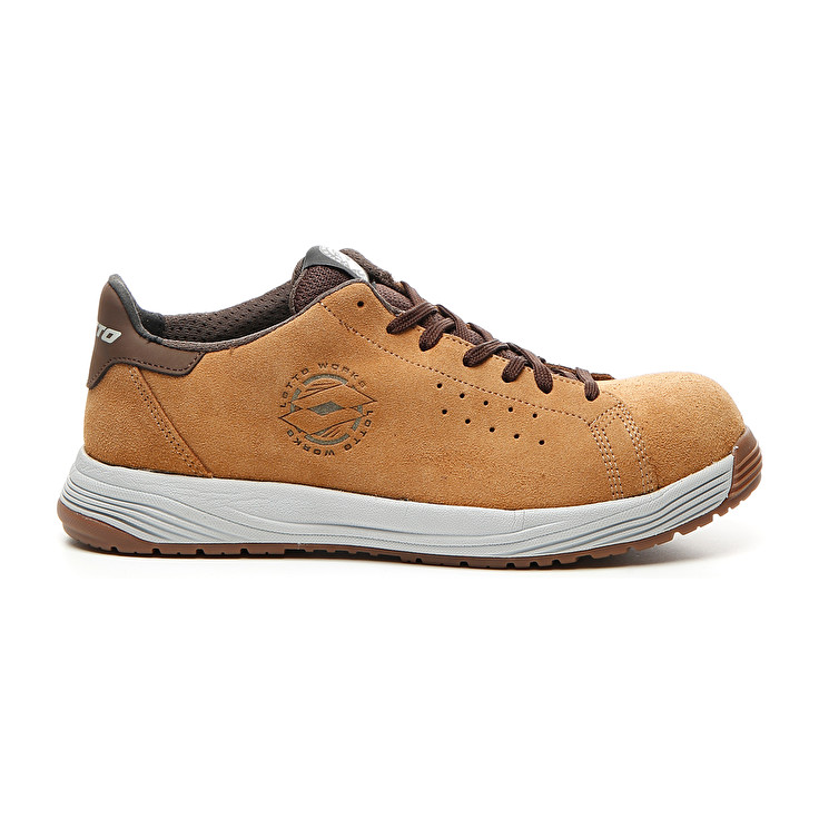 Lotto Skate S1p Src Safety Shoes Brown | XWLAQJDR