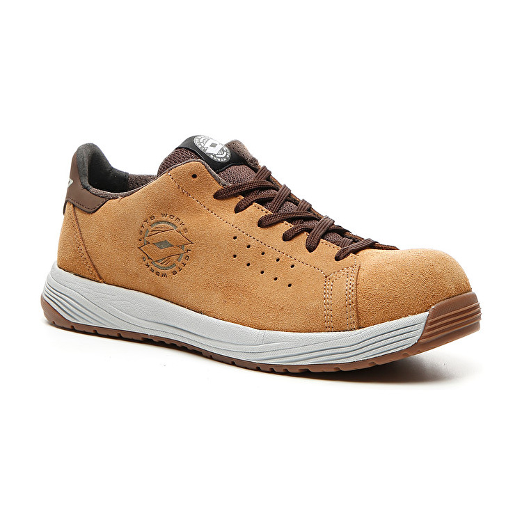 Lotto Skate S1p Src Safety Shoes Brown | YREW6LI2