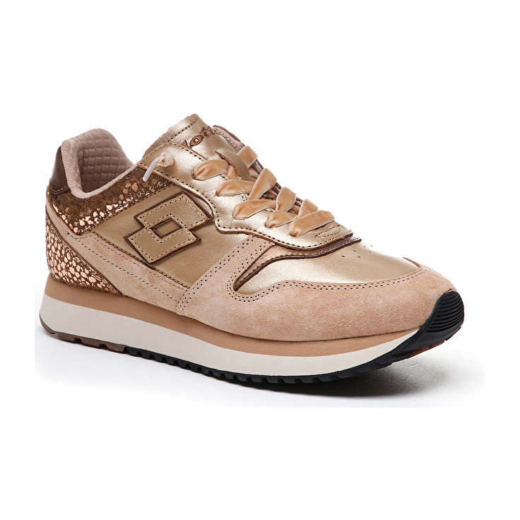 Lotto Slice Metal W Sneakers Brown | ISXME8KS