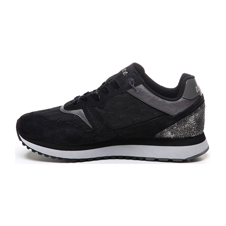 Lotto Slice Padded W Sneakers Black / Silver | WHQXOAY6