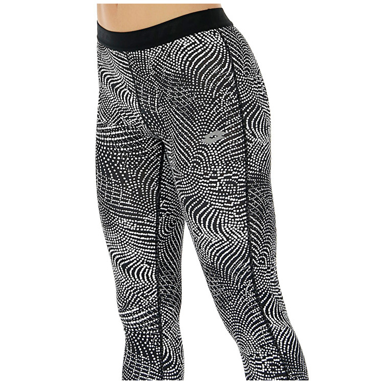 Lotto Smart Capris W Leggings Black / White | Y5DDS28O