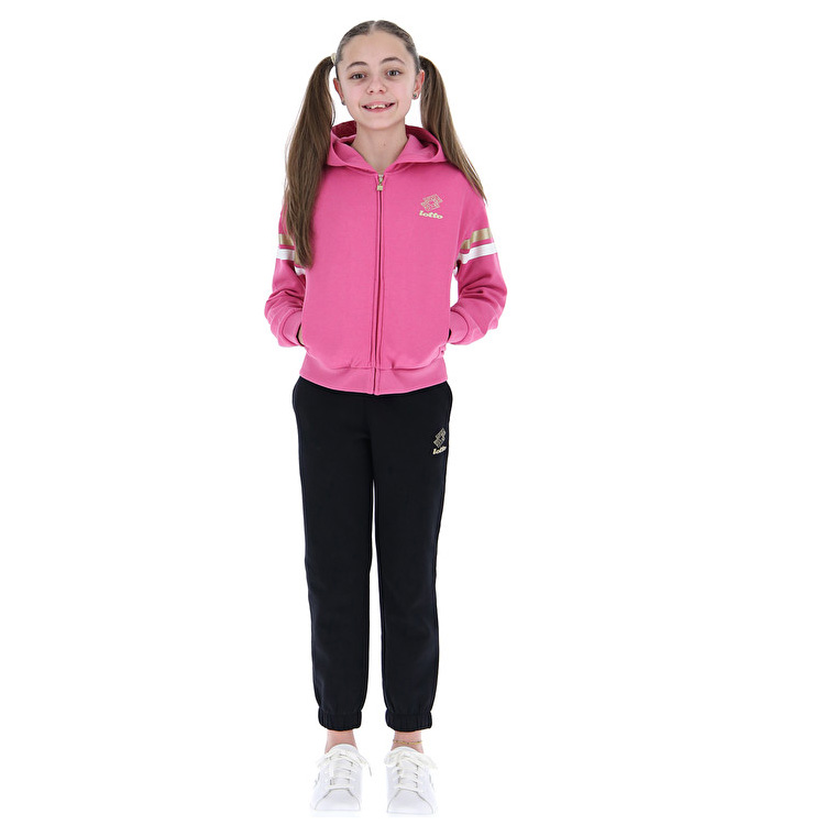 Lotto Smart G Iii Suit Fl Tracksuits Pink / Black | 3R61HUMY