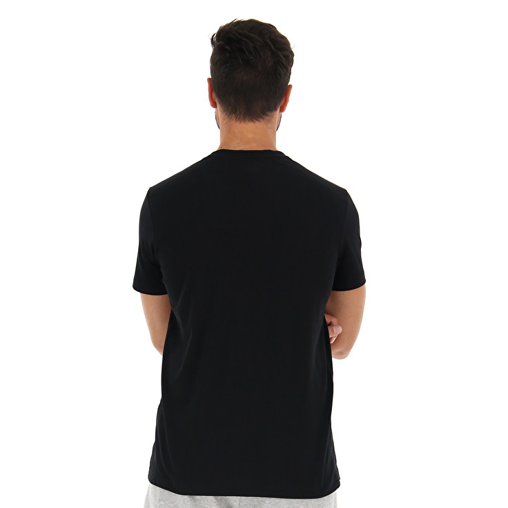 Lotto Smart Ii Js T Shirts Black | 0DE9PJZA