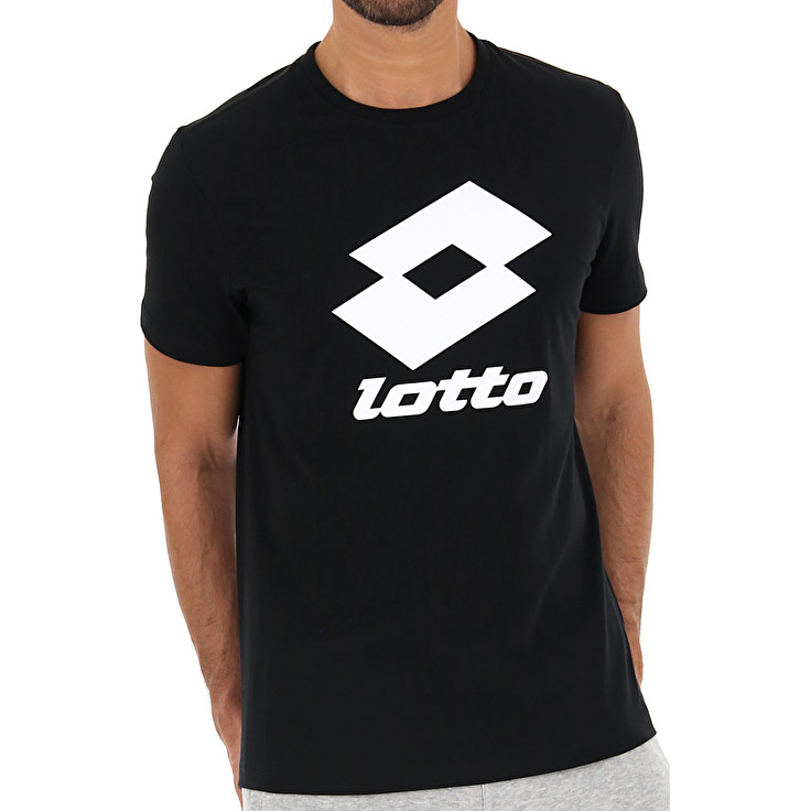 Lotto Smart Ii Js T Shirts Black | 0DE9PJZA