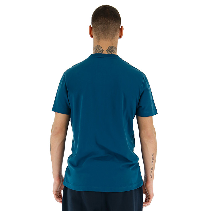 Lotto Smart Ii Js T Shirts Blue | UFWKJ4WZ