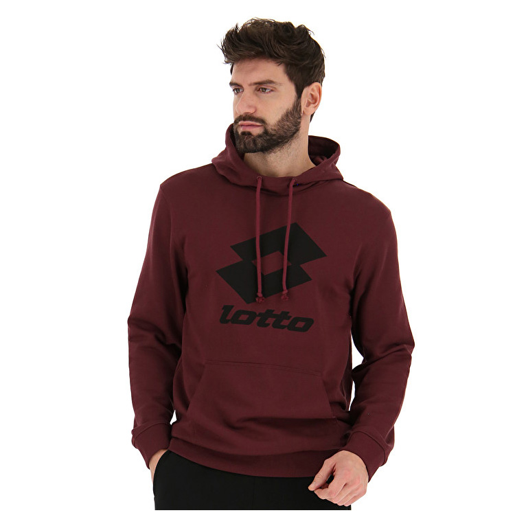 Lotto Smart Ii Sweat Hd Ft Sweatshirt Red | C8JENHZL