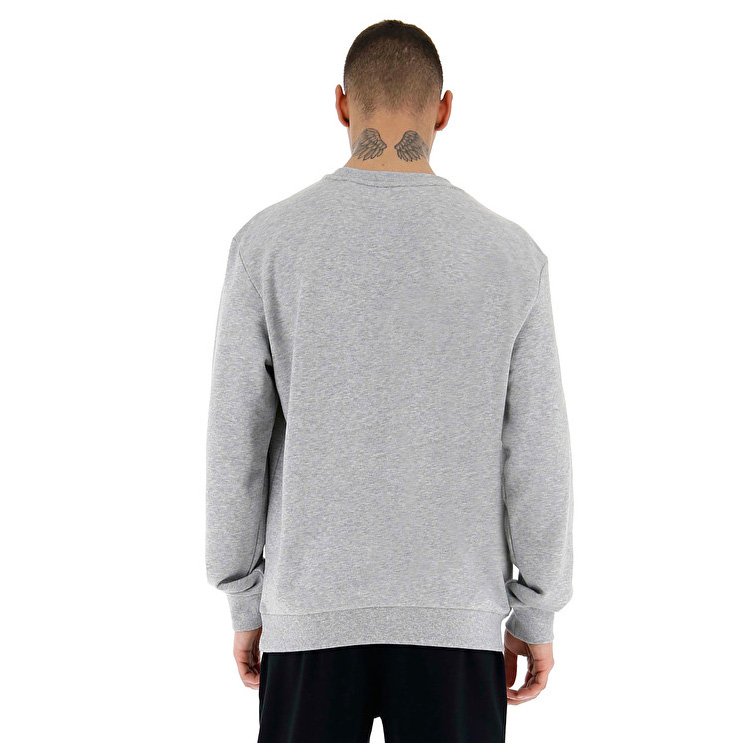 Lotto Smart Ii Sweat Rn Mel Ft Sweatshirt Grey | 62QEBWRF