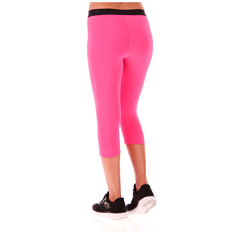 Lotto Smart Mid W Leggings Pink | HSTXCKBW