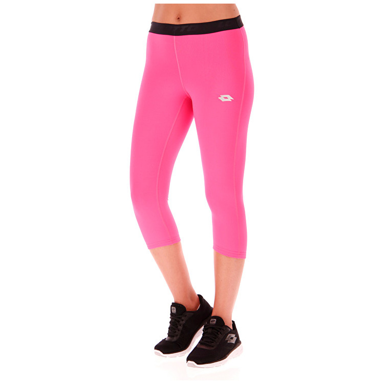 Lotto Smart Mid W Leggings Pink | HSTXCKBW