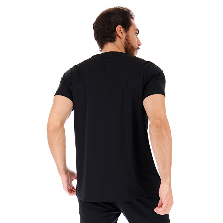 Lotto Smart Pl T Shirts Black | PYXBA192