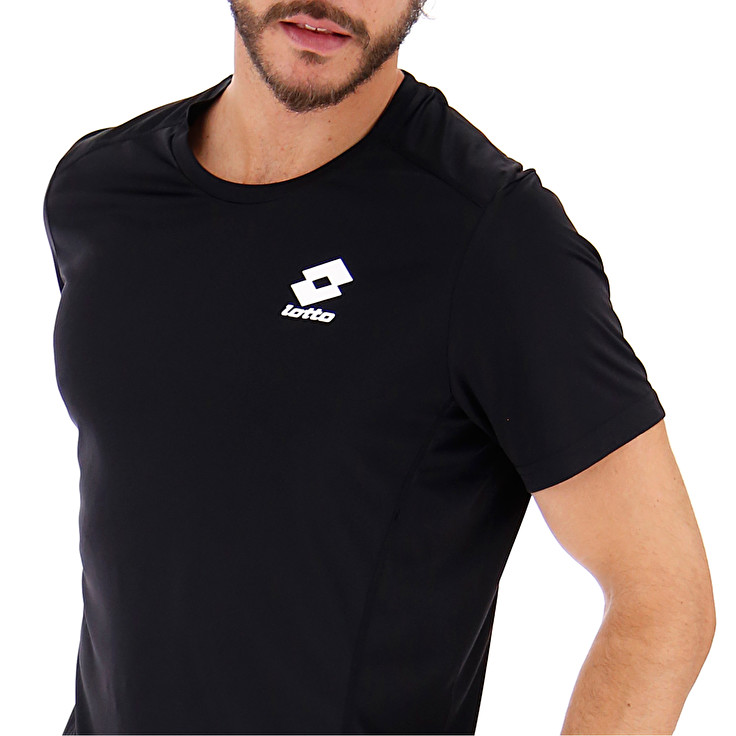 Lotto Smart Pl T Shirts Black | PYXBA192