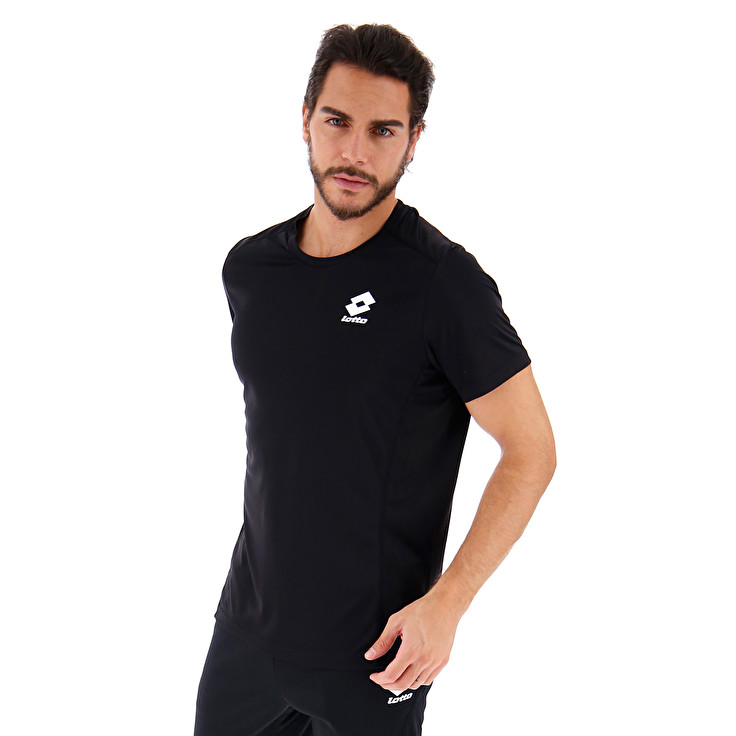 Lotto Smart Pl T Shirts Black | PYXBA192