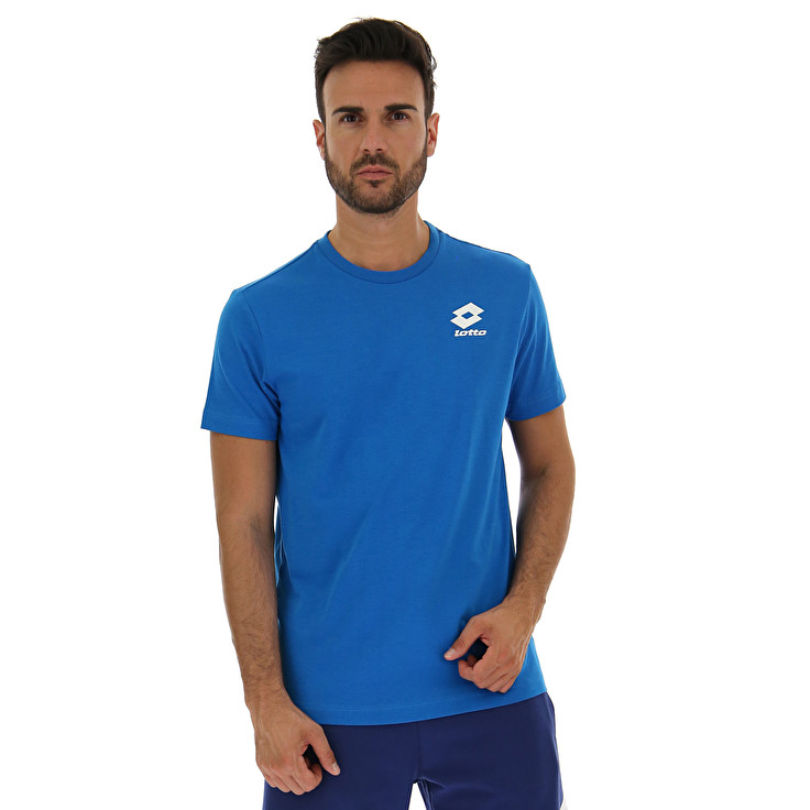 Lotto Smart Plus Js T Shirts Blue | X9NUOC5S